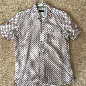 Men's Patterned Short Sleeve Shirt